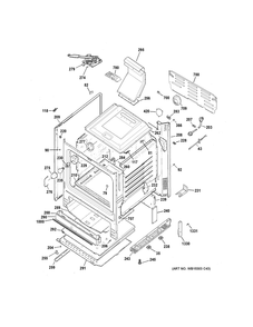 Body Parts Diagram and Parts List for XGB635REK3SS  General Electric Range