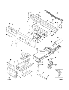 Part Location Diagram of WG04L04016 GE PUSH BUTTON, START