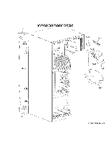 Ice Maker Diagram and Parts List for GTE21GTHGWW  General Electric Refrigerator