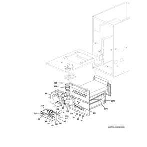 Cabinet (2) Diagram and Parts List for NF95X100S5C03  General Electric Furnace