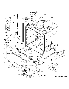 Body parts 1 Diagram and Parts List for DDT700SFN3DS  General Electric Dishwasher