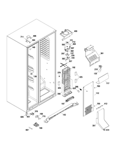 FZ SECTION Diagram and Parts List for GLM23REWAGB  General Electric Refrigerator