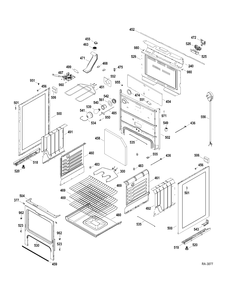 Part Location Diagram of WS01F00727 GE HARNESS GROUND