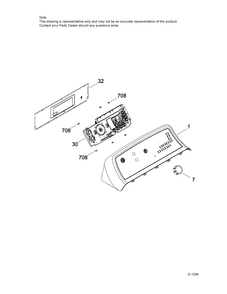 CONTROL SYSTEM Diagram and Parts List for GTD65EBMK0WS  General Electric Dryer