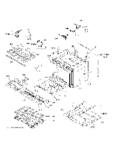 Lower Oven Diagram and Parts List for CTD90DM2N2S5  General Electric Wall Oven