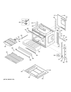 Body Parts Diagram and Parts List for JCT5000DF4WW  General Electric Wall Oven