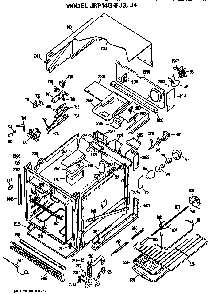 Part Location Diagram of WB2X2082 GE DISCONTINUED