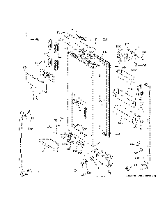 Dispenser door Diagram and Parts List for DFE28JSKMSS  General Electric Refrigerator