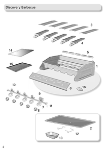 BBQ PARTS DISCOVERY Diagram and Parts List for BEFDISCOVERY  General Electric Grill