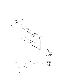 Door parts Diagram and Parts List for PSB9120SF6SS  General Electric Microwave