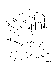 Door And Drawer Parts Diagram and Parts List for JAS640RM4SS  General Electric Range