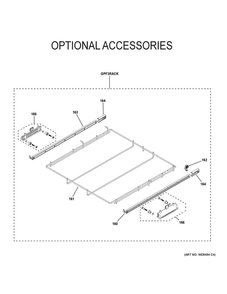Optional Accessories 1 Diagram and Parts List for PDT785SBN5TS  General Electric Dishwasher