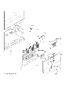 Freezer Section Diagram and Parts List for GFE26JEMPFDS  General Electric Refrigerator