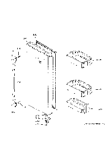 Fresh Food Door - Rh Diagram and Parts List for GNE29GYNEFS  General Electric Refrigerator