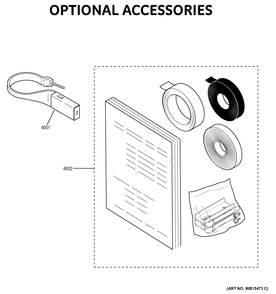 Part Location Diagram of JXFLUSH1 GE Monogram Flush Mount Kit
