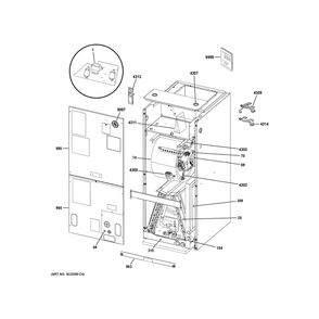Room Air Conditioner Diagram and Parts List for NAM24V1TA5D01  General Electric Air Conditioner