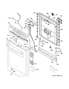 Part Location Diagram of 165D9739P058 GE Insert mini manual