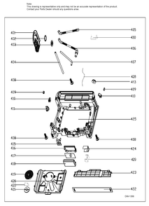 BODY PARTS 2 Diagram and Parts List for GBF630SML0ES  General Electric Dishwasher