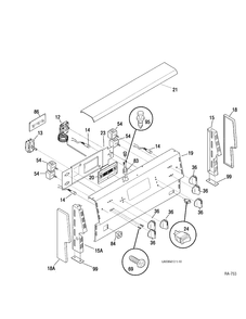 Part Location Diagram of 318015033 Frigidaire DISCONTINUED