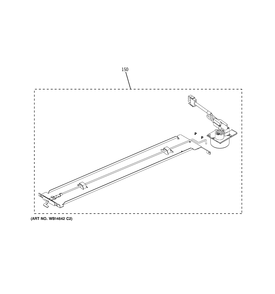 DOOR LOCK Diagram and Parts List for ZET1DJ1SS  General Electric Wall Oven