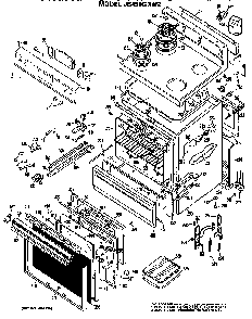 Part Location Diagram of WB2X7962 GE DISCONTINUED