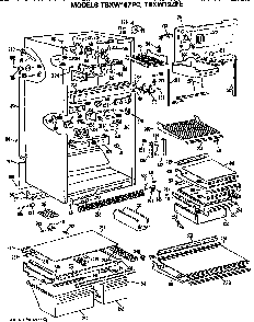 Part Location Diagram of WR2X7825 GE DISCONTINUED