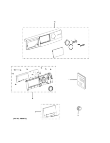 CONTROLS Diagram and Parts List for GFT14ESSL0WW  General Electric Dryer