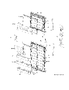 Doors Diagram and Parts List for GIE21GSHFSS  General Electric Refrigerator