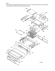 Part Location Diagram of WS01L12291 GE KNOB THERMOSTAT Assembly