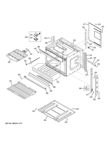 Body Parts Diagram and Parts List for JCT3000SF4SS  General Electric Wall Oven