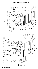 Doors Diagram and Parts List for CTX20EHB  Hotpoint Refrigerator