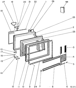 Part Location Diagram of IMK96075 GE NO LONGER AVAILABLE