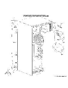 Ice Maker Diagram and Parts List for GTE21GTHFBB  General Electric Refrigerator