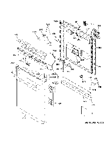 Escutcheon & door assembly Diagram and Parts List for GDT565SSN2SS  General Electric Dishwasher
