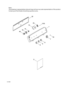 Control System Diagram and Parts List for GMMP280ED4WS  General Electric Dryer
