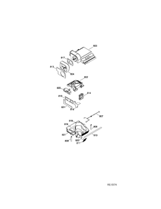 QUICK CHILL Diagram and Parts List for PSC23MGTDWW  General Electric Refrigerator