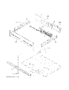 Center Spacer Diagram and Parts List for PTD9000SN2SS  General Electric Wall Oven