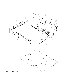 Center Spacer Diagram and Parts List for PTD700RSN1SS  General Electric Wall Oven