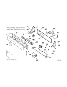 CONTROLS Diagram and Parts List for 57281B0WW  General Electric Washer
