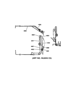 Capillary Tubes Diagram and Parts List for AZ61H09DADW2  General Electric Air Conditioner
