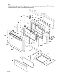 Part Location Diagram of WS01L12683 GE TRIM CONTROL