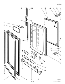 Part Location Diagram of WR2M3345 GE NO LONGER AVAILABLE