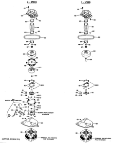 Part Location Diagram of WH49X231 GE Single Speed Clutch