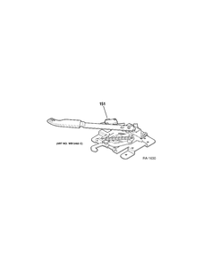 LOCK Diagram and Parts List for JCBP81DM3BB  General Electric Range