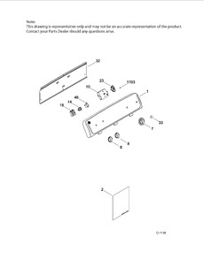 CONTROL SYSTEM Diagram and Parts List for GTMX180ED5WW  General Electric Dryer