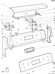 Part Location Diagram of WB60M897 GE NO LONGER AVAILABLE