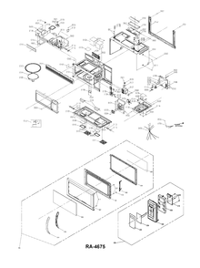 MICROWAVE Diagram and Parts List for JVM1630BTC01  General Electric Microwave