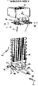 Unit Parts Diagram and Parts List for CTA12CFB  Hotpoint Refrigerator