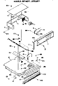 Part Location Diagram of WB1M01 GE Range screw