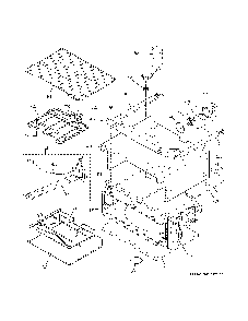 Upper oven Diagram and Parts List for PB960BJ6TS  General Electric Range